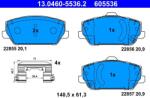 ATE Set placute frana, frana disc ATE 13.0460-5536.2 - fixbox