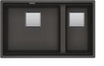 Franke Chiuveta bucatarie Franke Kubus 2 KNG 120, 760x460mm, fragranite, Slate Grey (125.0714.199) Chiuveta