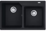 Franke Chiuveta bucatarie Franke Urban UBG 620-36-33, doua cuve, 780x500mm, fragranite Matte Black (114.0687.311) Chiuveta