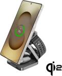 CubeNest Qi2 3 az 1-ben Összecsukható vezeték nélküli mágneses töltő SQS312 Pro Samsung Watch (3116)
