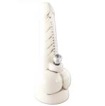  Bong ceramic Willy alb 29cm