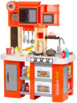 Chipolino Set jucarie Chipolino Kitchen 84 cm cu sistem de curgere apa, lumini, sunete si 79 accesorii Bucatarie copii