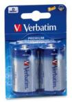 Verbatim Baterii Verbatim 2x D, Alkaline, Blister (49923) - flax Baterii de unica folosinta