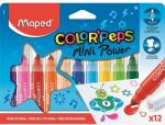 Maped Color Peps Mini Power Filctoll - Kimosható, 6, 5 mm, 12db-os Készlet