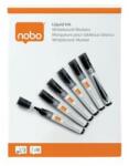 Nobo Táblamarker, folyékonytintás, kúpos, 1-3 mm, NOBO, fekete (VN5377) - jatekotthon