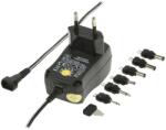 Nedis Univerzális Hálózati Adapter 3 / 4.5 / 5 / 6 / 7.5 / 9 / 12 VDC 1, 5 A Fekete -ACPA001 1000mA (acpa001)