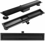 Rea Set rigola pentru dus plus capac negru mat Rea Neo Pure 50 cm (REA-G6600)