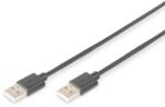 ASSMANN AK-300101-010-S USB kábel USB 2.0 1 M USB A Fekete (AK-300101-010-S)