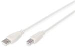 ASSMANN AK-300105-018-E USB kábel USB 2.0 1, 8 M USB A USB B Bézs (AK-300105-018-E)