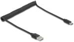 Delock 90133 USB kábel USB 2.0 0, 8 M USB A Fekete (90133)