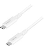 LogiLink CU0180 USB kábel 0, 8 M USB C Fehér (CU0180)