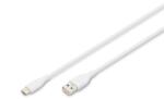 ASSMANN AK-300340-020-W USB kábel USB 2.0 2 M USB A USB C Fehér (AK-300340-020-W)