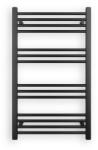 Welland Fekete 600x1000mm törölközőszárítós fürdőszobai radiátor Welland Lux | Készletről | Gyors kiszállítással (CN1000600BL)