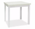 SIGNAL MEBLE Adam 90 Fehér Matt Étkezőasztal Laminált MDF (SIG-ADAMBM90)