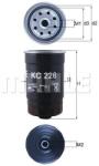 MAHLE filtru combustibil MAHLE KC226 (KC226)
