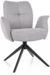SIGNAL MEBLE Wing Brego Forgó Étkezőszék Világosszürke Szövettel (SIG-WINGBRCJSZ)