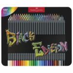 Faber-Castell színes ceruza készlet - Black Edition - 100db fém dobozban (116490)