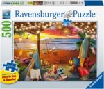 Ravensburger Puzzle Ravensburger din 500 XXL piese - Colibă confortabilă (7016795) Puzzle
