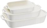 Staub Platou pentru copt, set de 3, fildeș, ceramică, Staub (ST405081740)