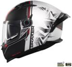 MT Helmets Casca MT Helmets Braker SV Charm - Integrală, alb, negru mat, Ochelari soare incluși, ECE 22.06 (1346C40012)