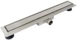 BALNEO Scurgere liniară dublă Balneo Duplex Standard 70 cm din oțel inoxidabil periat cu sifon redus (Duplex70)