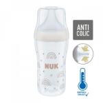 Nuk Perfect Match palack hőmérséklet-szabályozással 260ml - fehér