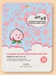 Esfolio Arcmaszk hialuronsavval és barack esszenciával Pure Skin Hyaluronic Acid With Peach Essence Mask Sheet - 25 ml / 1 db