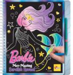 Lisciani Set de creație pentru răzuit imagini Barbie Mer-Mazing, 44 pagini - Lisciani (12327L)