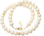  Colier din Perle de Cultura Oval 9-10 x 9-11 mm - Eleganta si Stralucire Divina - Accesorii de Gold Filled - 1 Buc