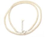  Colier din Perle de Cultura Rotunde 3x3 mm - Eleganta si Stralucire Divina - Accesorii de Argint 925 - 1 Buc