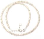  Colier din Perle de Cultura Rotunde 3, 8x3, 8 mm - Eleganta si Stralucire Divina - Accesorii de Argint 925 - 1 Buc