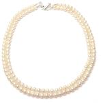  Colier din Perle de Cultura Rotunde 6-7 x 6-7 mm - Eleganta si Stralucire Divina - Accesorii de Argint 925 - 1 Buc
