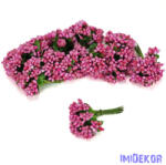  Bogyós rezgős mini csokor 9cm - Sötét Rózsaszín