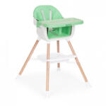 ECOTOYS Scaun de masa 2 in 1 Ecotoys - Verde (EDIHC508GREEN) Scaun de masa bebelusi