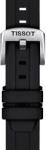 Tissot Curea neagră din silicon Tissot T852.047. 455