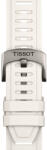 Tissot Curea din silicon Tissot T852.049. 245 21mm, alb