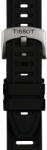 Tissot Curea din silicon Tissot T852.049. 249 21mm, negru