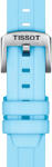 Tissot Curea de silicon albastru deschis Tissot T852.047. 450