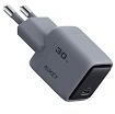 AUKEY Incarcator de retea PA-C1 charger, 30W single C port Gri (PA-C1) - vexio