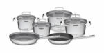  G21 Gourmet Magic edénykészlet, extra serpenyővel, 11 darabos, rozsdamentes acél (PE6352115)