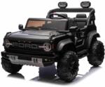 Beneo Elektromos kisautó Ford Bronco XL hátsókerék-meghajtással, licencelt (kétüléses), fekete, lítium akkumulátor, magas alváz, két ülés, lengéscsillapított felfüggesztéssel, 2, 4 GHz-es távirányító, MP3 l