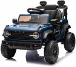 Beneo Elektromos kisautó Ford Bronco hátsókerék-meghajtással, licencelt (egyszemélyes), kék, lítium akkumulátorral, magas alvázzal, széles üléssel, lengéscsillapított felfüggesztéssel, 2, 4 GHz-es távirányí