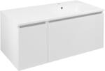 SAPHO Sapho, LOREA szekrény mosdóval 101x46x51, 5cm (30+70 cm), jobbos, fehér matt, LE070-3131-R-01 (LE070-3131-R-01)