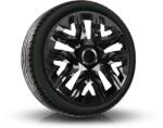 NRM Capace roți 16", PERFECTO negru lăcuit, 4bc
