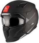 MT Helmets Casca MT Helmets Streetfighter SV S - Adventure, negru mat, Ochelari soare incluși, ECE 22.06 (1327000013)