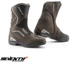 MT Helmets Ghete (cizme) moto Touring Unisex Seventy model SD-BT3 (varianta scurta a ghetelor SD-BT2) - Maro (SD33003074)
