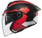 MT Helmets Casca MT Helmets Cosmo SV Cruiser - Open face, rosu mat, Ochelari soare incluși, ECE 22.06 (1361B621351)