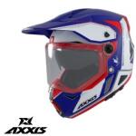 AXXIS Casca Axxis Wolf DS Roadrunner - Adventure, albastru mat, Ochelari soare incluși (4259771272)