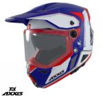 AXXIS Casca Axxis Wolf DS Roadrunner - Adventure, albastru lucios, Ochelari soare incluși (4259771270)