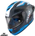 AXXIS Casca Axxis Cobra Rage - Integrală, alb/albastru lucios (4257762000)